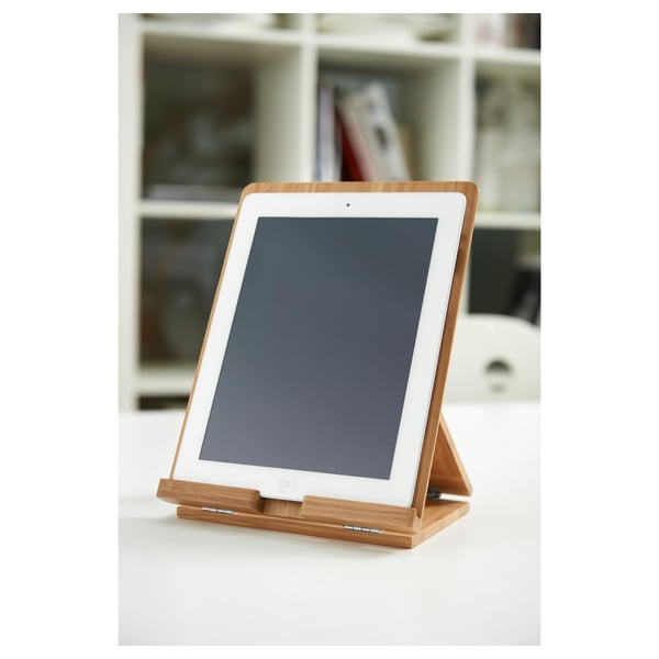 GRIMAR holder for tablet, bamboo, 26.5x20 cm
