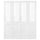 GRIMO - GRIMO Pair of sliding doors, glass/white, 200x236 cm