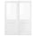 GRIMO - GRIMO Pair of sliding doors, glass/white, 150x201 cm