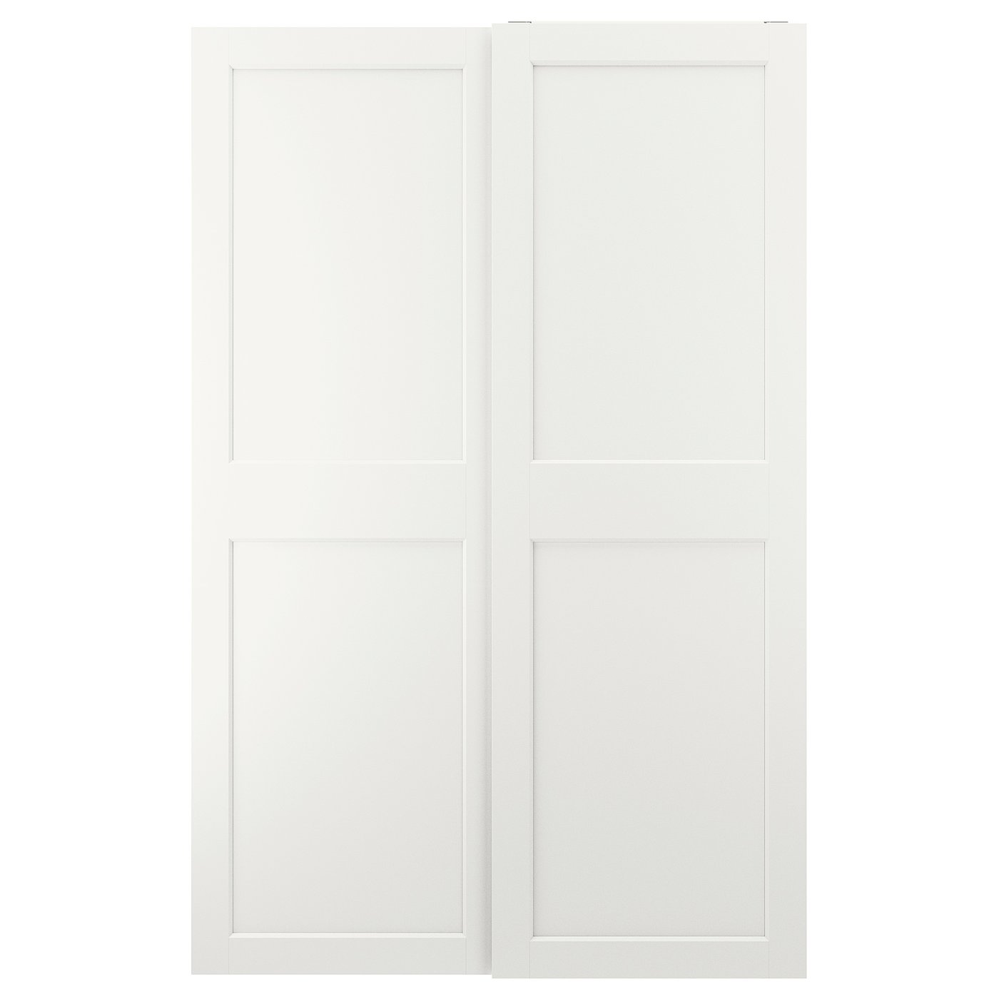 GRIMO Pair of Sliding Doors, White, 150×236 cm