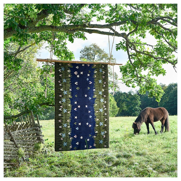 GRODDSVINGEL - Rug, low pile, multicolour/handmade, 170x240 cm