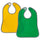GRÖNFINK bib, green/yellow, 38.5x28.5 cm, 2 pack