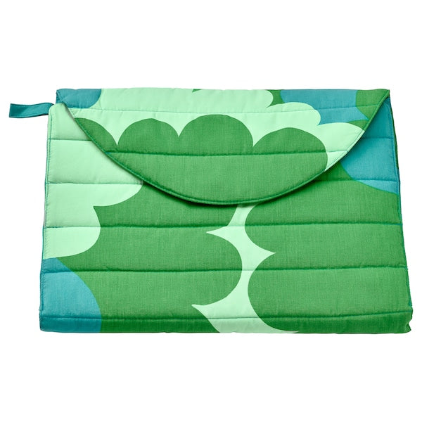 GRÖNFINK - Babycare mat, foldable/green, 70x35 cm