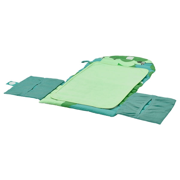 GRÖNFINK - Babycare mat, foldable/green, 70x35 cm