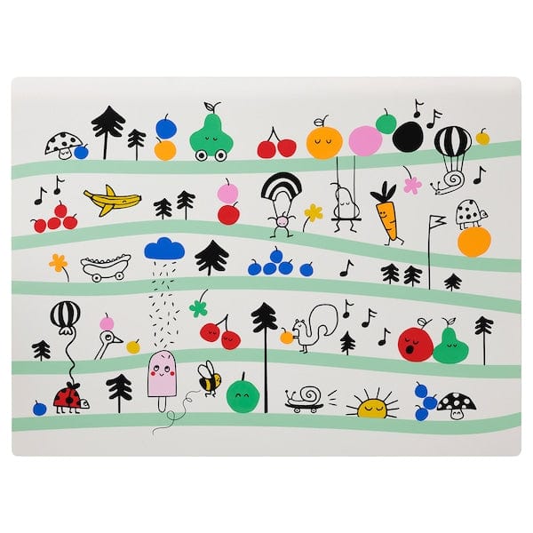 Ikea GRÖNFINK - Place mat, multicolour, 30x40 cm