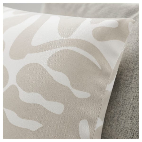 Ikea GRÖNKNAVEL - Cushion cover, beige white/outdoor interior,50x50 cm