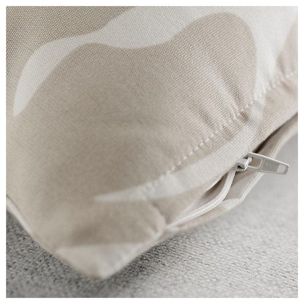 Ikea GRÖNKNAVEL - Cushion cover, beige white/outdoor interior,50x50 cm