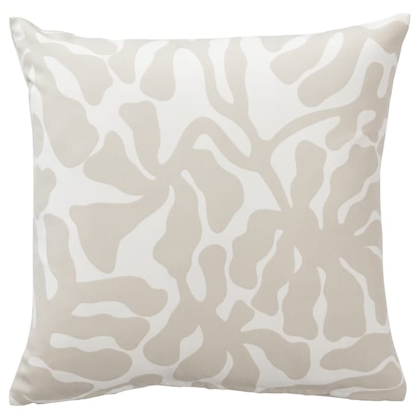 Ikea GRÖNKNAVEL - Cushion cover, beige white/outdoor interior,50x50 cm