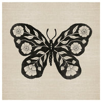 GRÖNMES picture, Butterfly, 56x56 cm