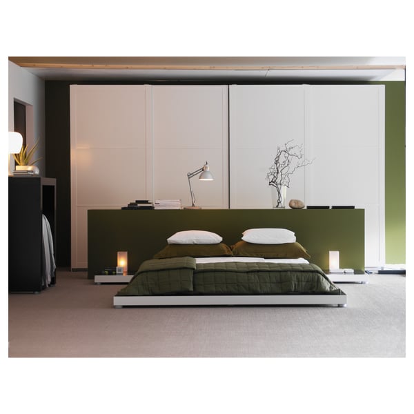 GRÖNÖ table lamp, frosted glass white, 22 cm