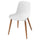 GRÖNSTA chair, in/outdoor white/light brown/wood, 54x79x48 cm