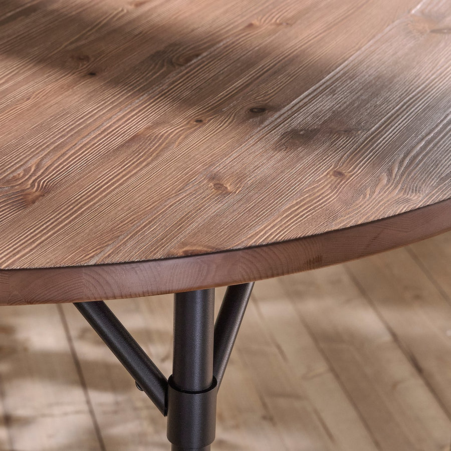 GRÖTÅN / GRÖTÅN table and 2 chairs, pine brown stained/Tibbleby dark beige, 80 cm