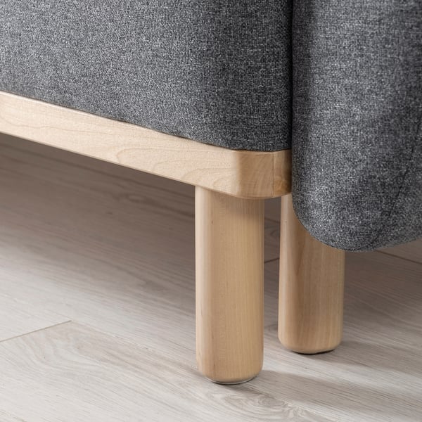 GRUNNARP - 3-seater sofa bed, Gunnared smoke grey