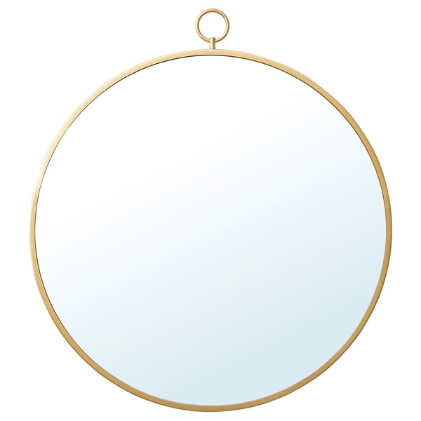 GRYTÅS mirror, gold-colour, 40 cm