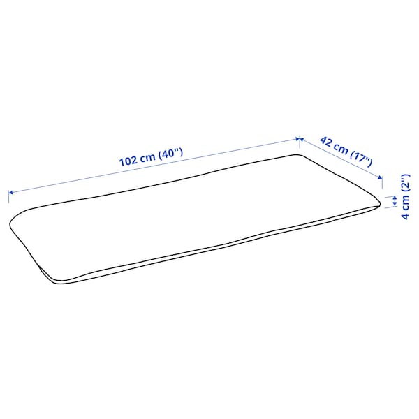 Ikea GRYTTOM - Pillow, Gransel natural,102x42 cm