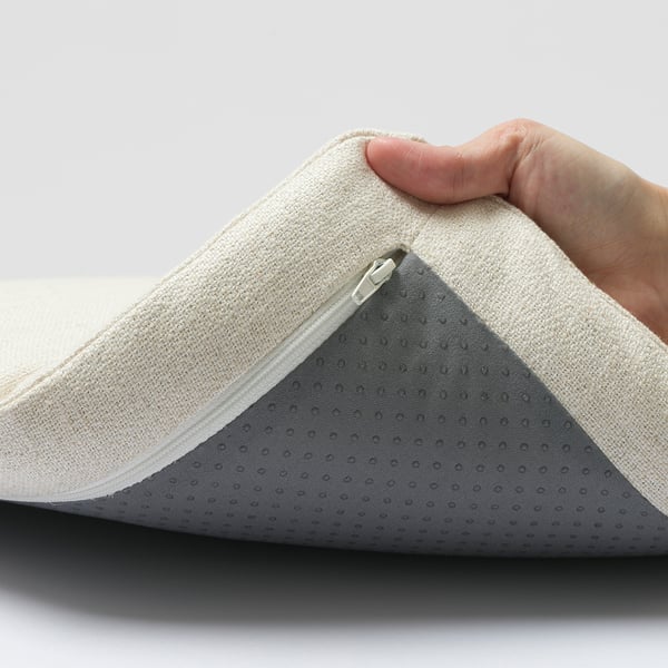 GRYTTOM - Cushion set, Gransel natural,52x52/37x21 cm
