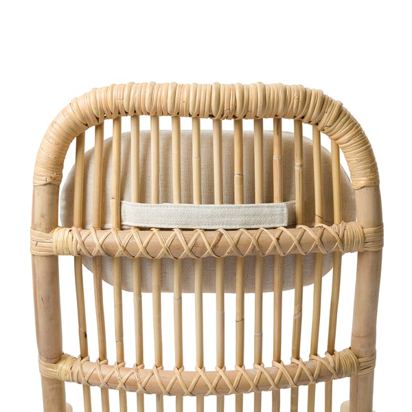 GRYTTOM - Cushion set, Gransel natural,52x52/37x21 cm