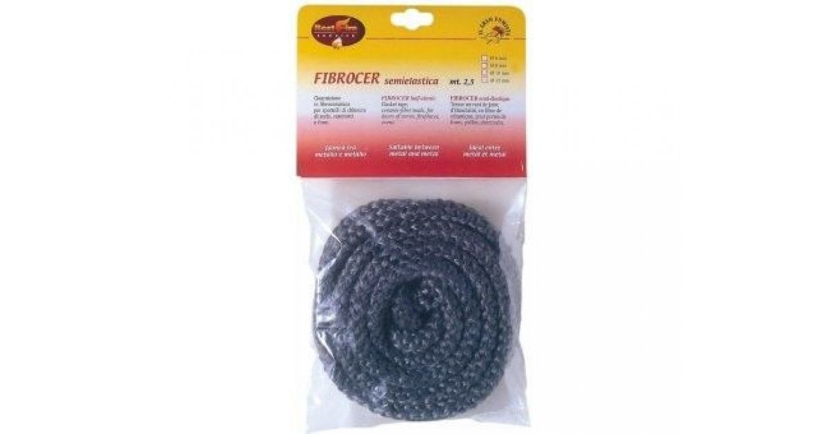 Fibrocer semi-elastic sealing rope, 2.5 m, type D