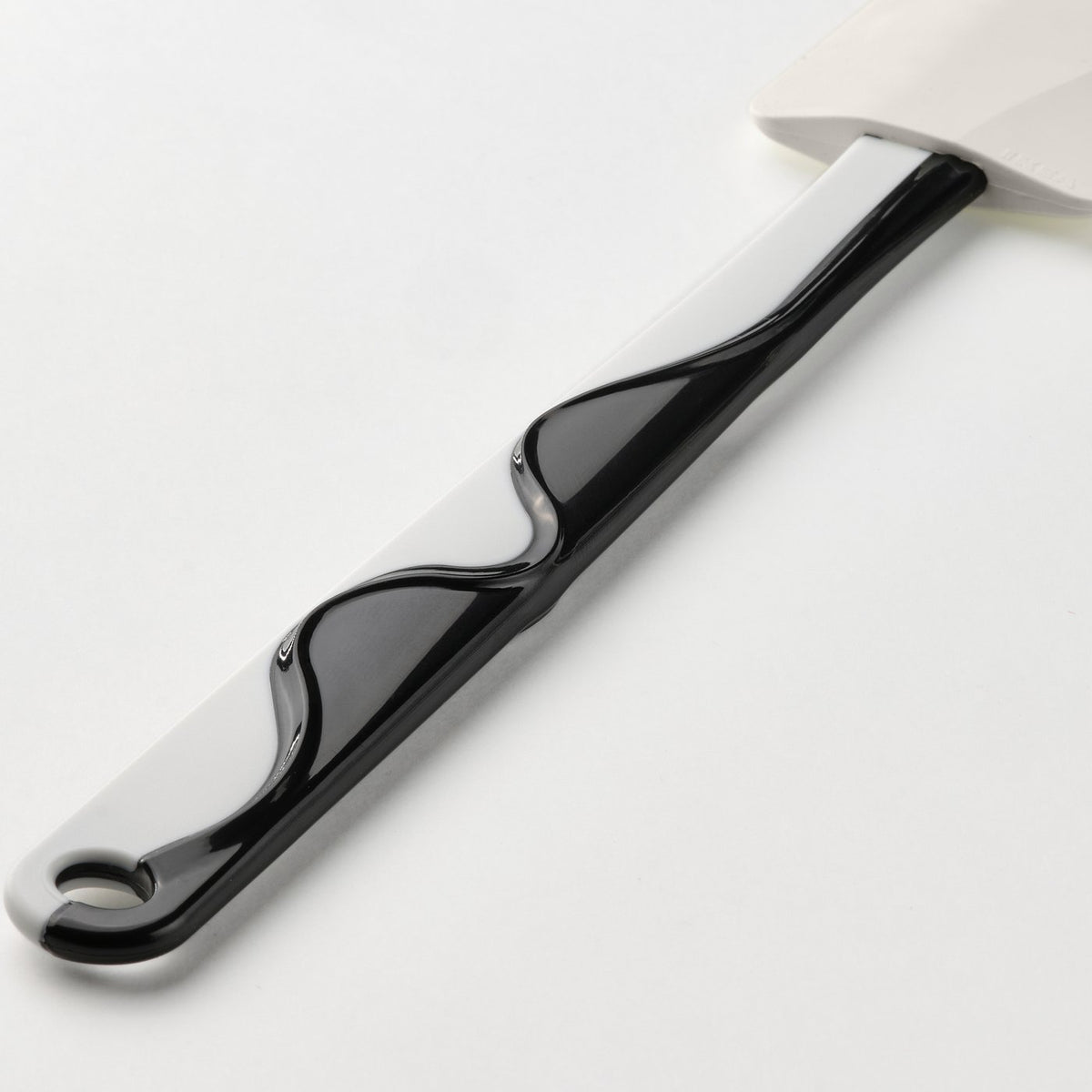 GUBBRÖRA rubber spatula, black/white, 25 cm