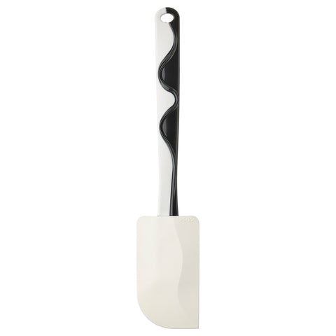 GUBBRÖRA rubber spatula, black/white, 25 cm