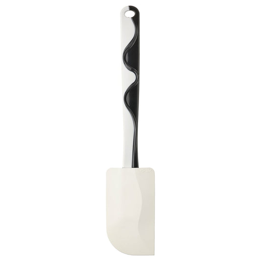 GUBBRÖRA rubber spatula, black/white, 25 cm