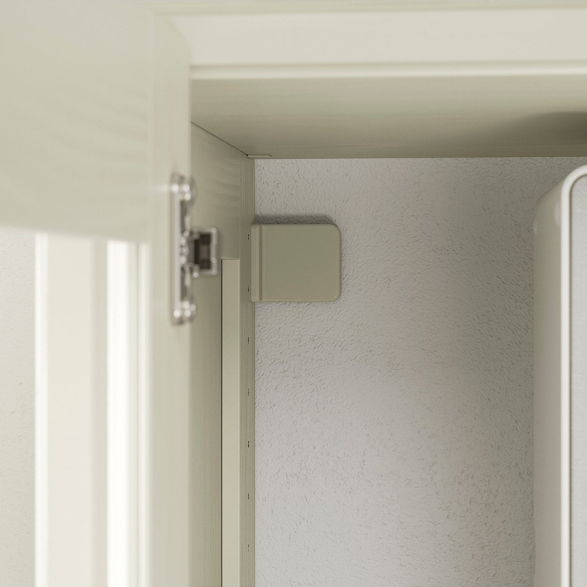 GULDDRAGARE side panel, left + right beige, 35x216 cm, 2 pack