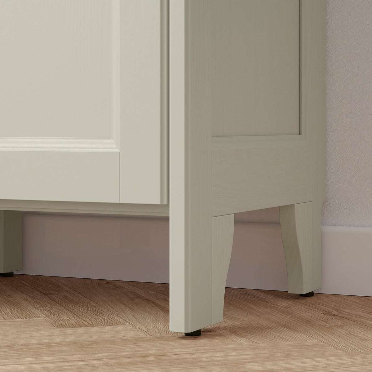 GULDDRAGARE side panel, left + right beige, 35x216 cm, 2 pack