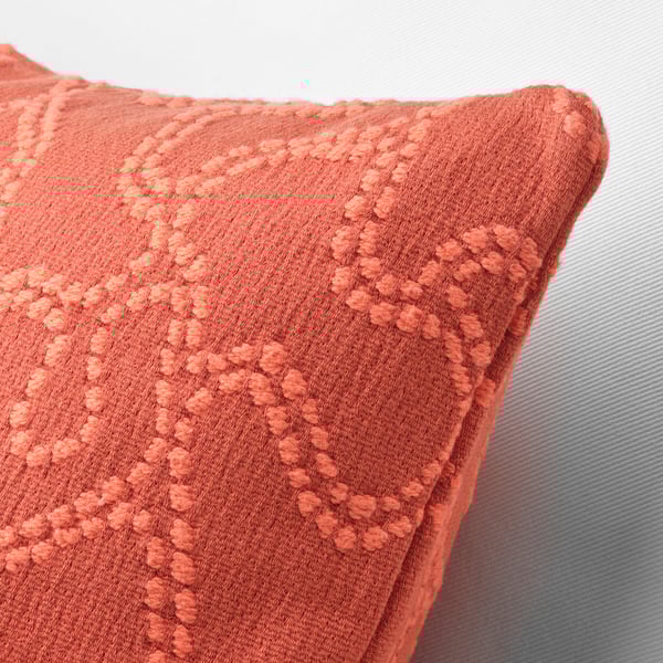 GULDFLY - GULDFLY Cushion cover, orange-red/orange, 50x50 cm