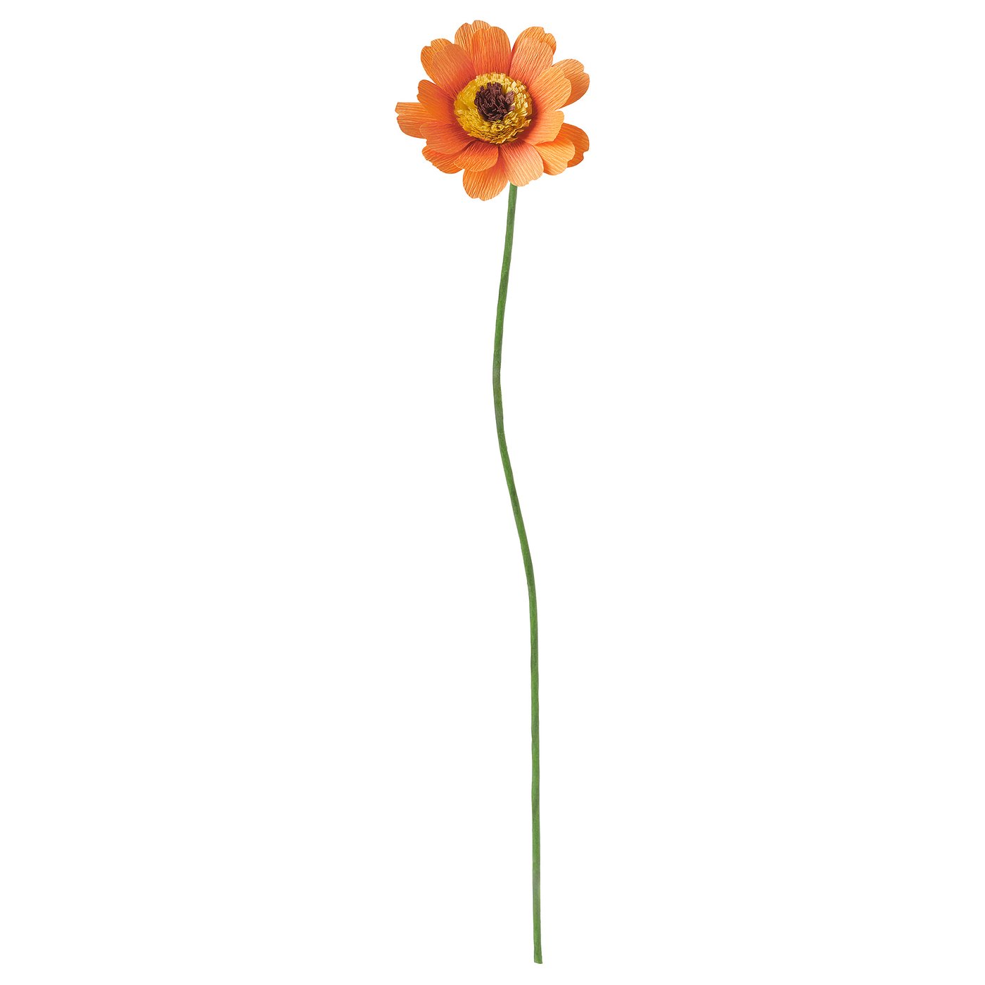 GULDSPETT artificial flower, paper/marigold orange, 50 cm