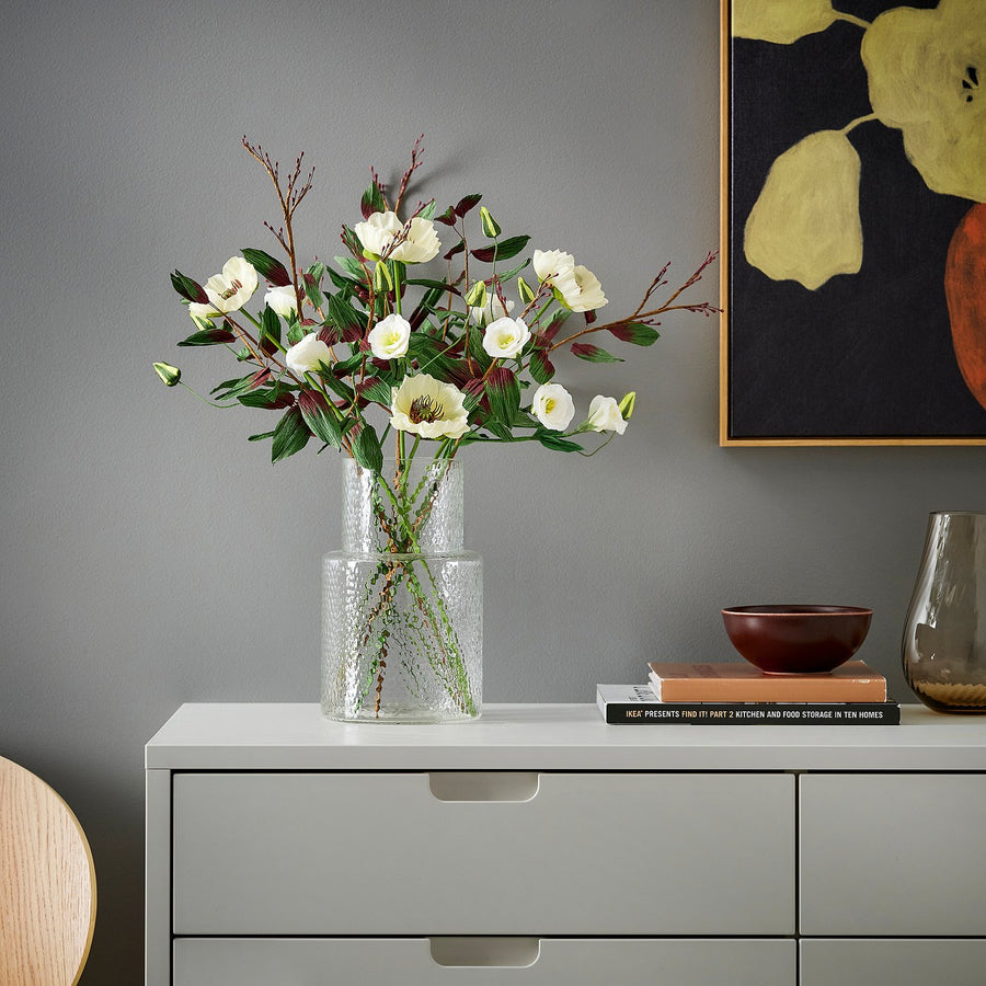 GULDSPETT artificial flower, paper/eucalyptus green, 50 cm