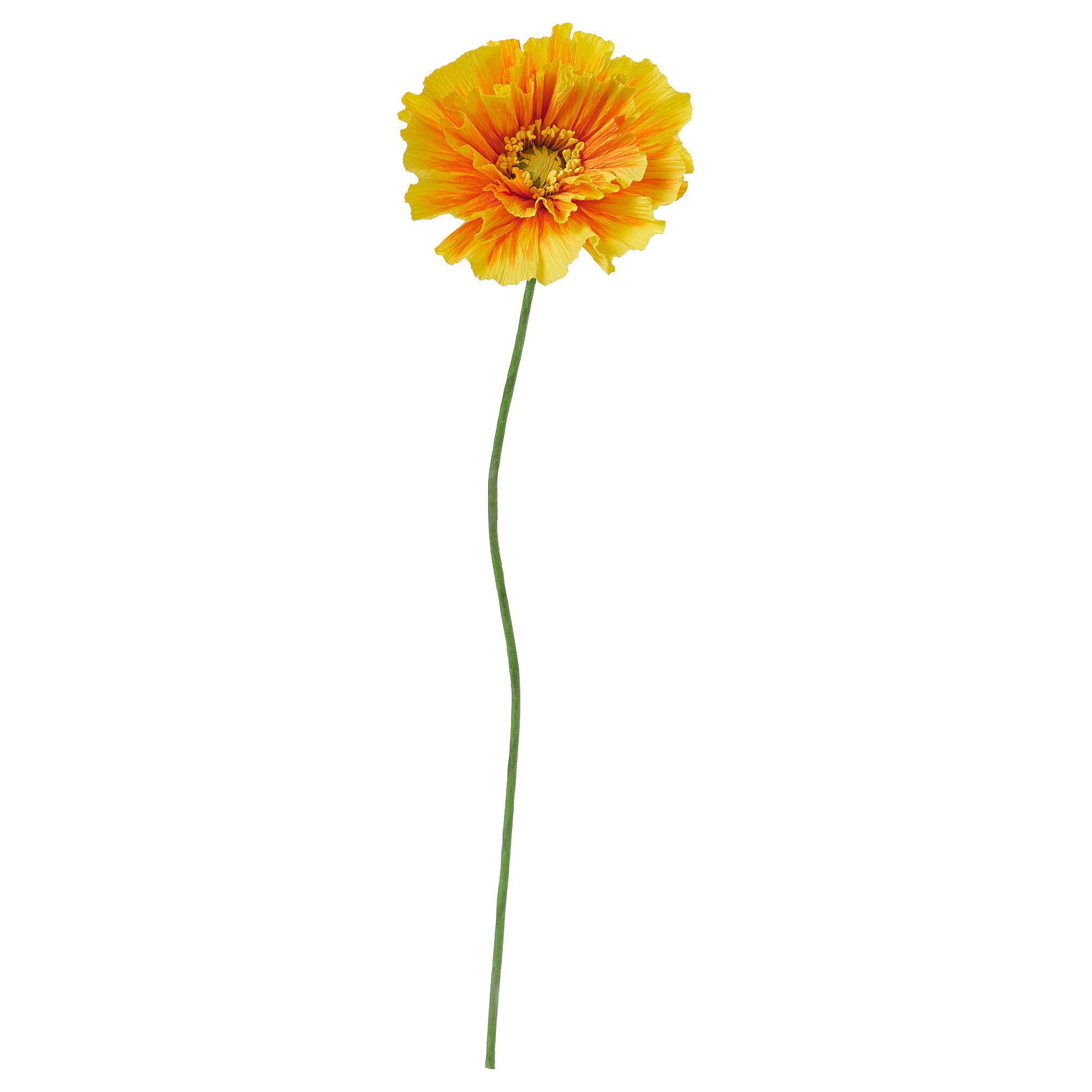 GULDSPETT artificial flower, paper/Poppy orange, 40 cm