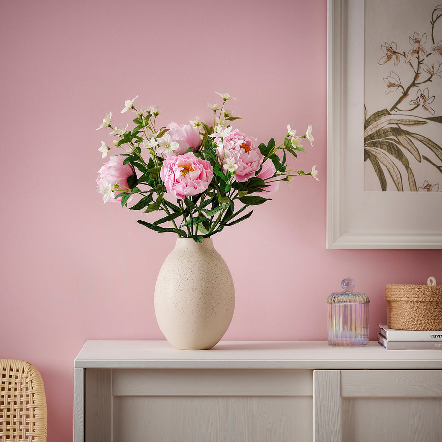 GULDSPETT artificial flower, paper/Peony pink, 50 cm