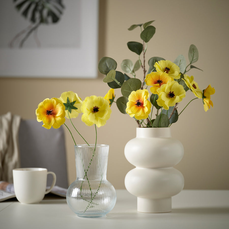 GULDSPETT artificial flower, paper/Ranunculus assorted colours