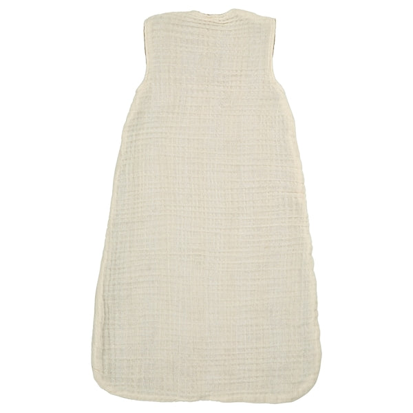 GULDVÄVARE sleep bag, beige/dark yellow, 0-6 months