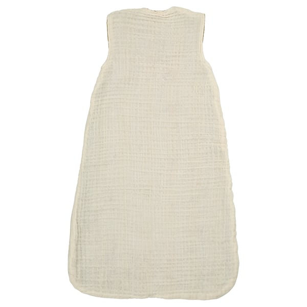 GULDVÄVARE sleep bag, beige/dark yellow, 0-6 months