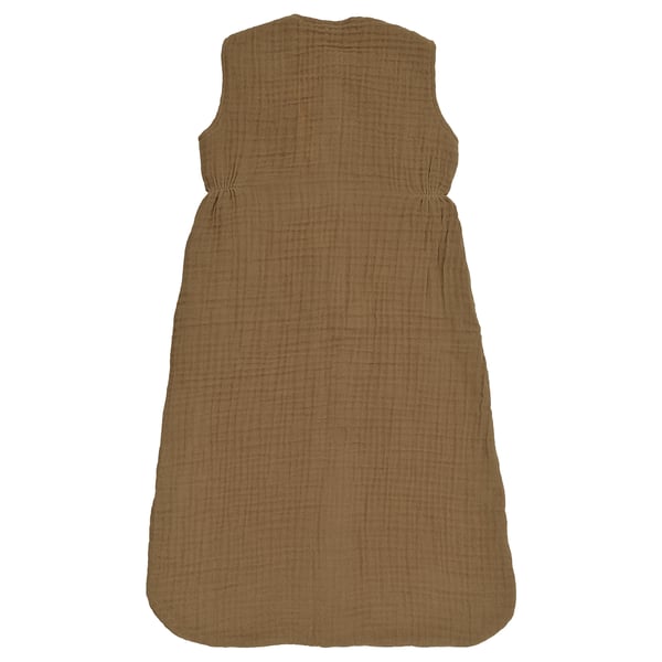 GULDVÄVARE sleep bag, dark yellow/beige, 6-18 months