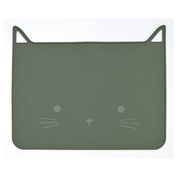GULDVÄVARE place mat, green, 30x40 cm