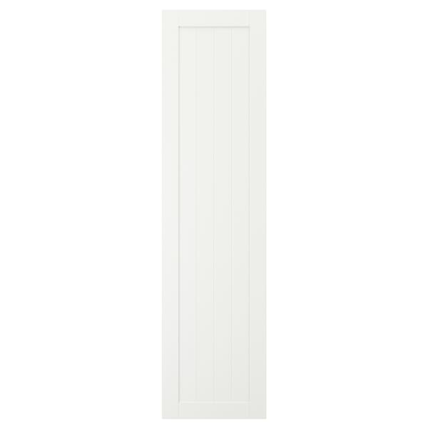 GULLABERG - Door with hinges, white, 50x195 cm