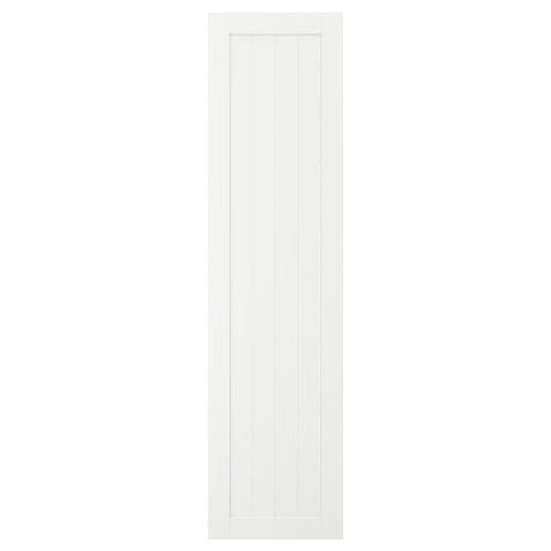 GULLABERG - Door with hinges, white, 50x195 cm