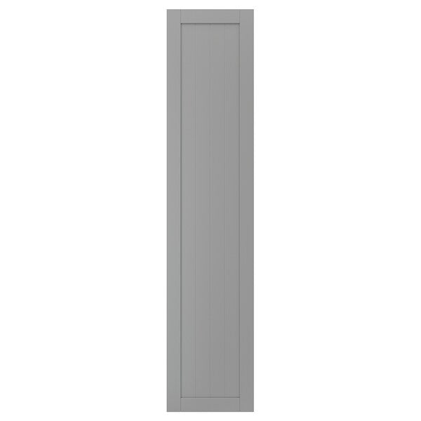 GULLABERG - Door with hinges, grey, 50x229 cm