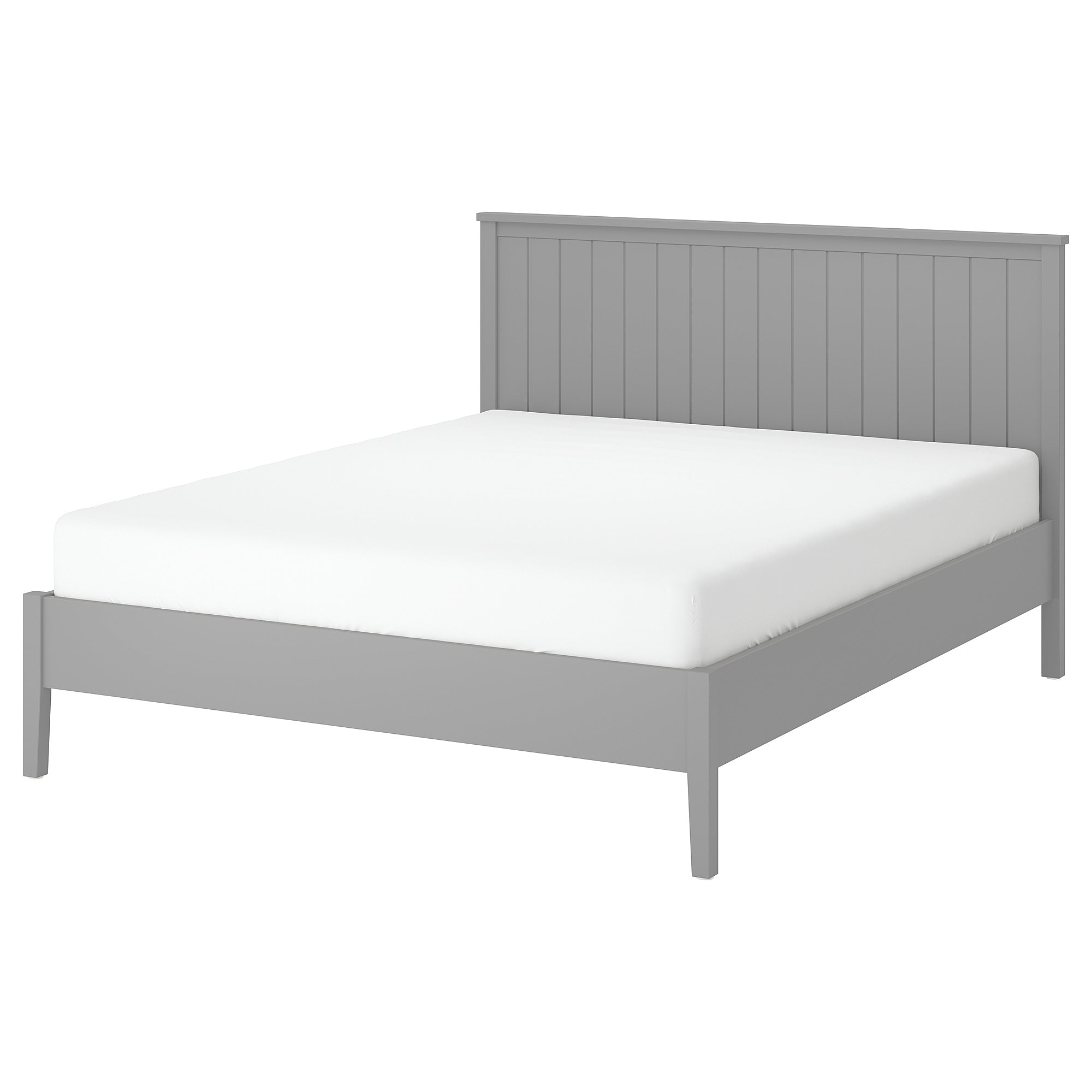 GULLABERG bed frame, grey, 140x200 cm