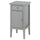 GULLABERG bedside table, with 1 drawer with door/grey, 38x40x75 cm