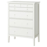 GULLABERG chest of 6 drawers, white, 89x48x122 cm