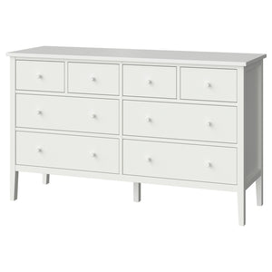 GULLABERG chest of 8 drawers, white, 168x48x100 cm