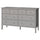 GULLABERG chest of 8 drawers, grey, 168x48x100 cm