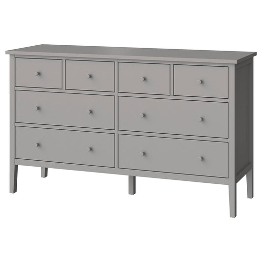 GULLABERG chest of 8 drawers, grey, 168x48x100 cm