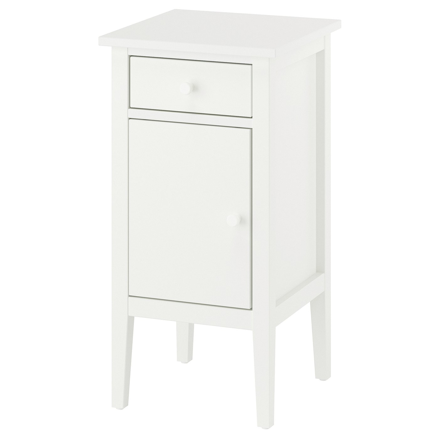 GULLABERG bedside table, with 1 drawer with door/white, 38x40x75 cm