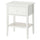 GULLABERG bedside table, with 1 drawer with shelf/white, 53x43x69 cm