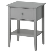GULLABERG bedside table, with 1 drawer with shelf/grey, 53x43x69 cm