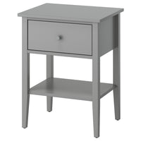 GULLABERG bedside table, with 1 drawer with shelf/grey, 53x43x69 cm